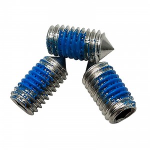 [Hot Item] DIN914 Nylon Patch Locking Stainless Steel Socket Set Screw