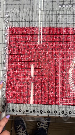 I love my Stripology ruler to cut strips of fabric quickly! | The Quilting Room | Facebook