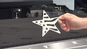 60 reactions | Getting into the holiday spirit, we manufactured this part on our TruMatic 1000 fiber for the 4th of July. | TRUMPF Inc. | Facebook