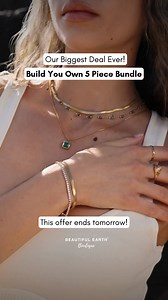 The Waterproof Jewelry Bundle that sold out 5 times! 💦 Shop here → beautifulearthboutique.com/products/any-5-pieces-bundle-waterproof-jewelry | Beautiful Earth Boutique