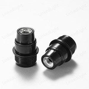 [Hot Item] E12 Phenolic Half Thread Light Bulb Socket with Shade Ring