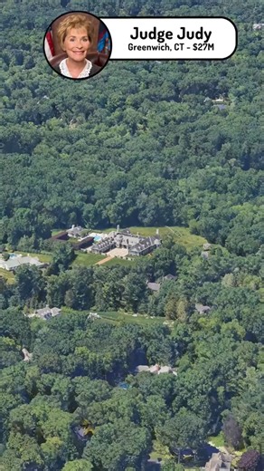 Judge Judy’s house in Connecticut worth over $27M #judgejudy #tvhost #celebrity #house #mansion | Real Estate of Stars