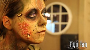 🪄Experience the magic of Fright Farm! ✨ Watch as our talented makeup artist brings our “cursed” character to life- a mystical character aiding nature's takeover of humanity. 🧙‍♀️🍄 🎨 Are you passionate about creating spine-chilling looks? We're hiring makeup artists for our ghastly team! Unleash your creativity and be part of the spectacle at Fright Farm! 🗓 Don't miss your chance to audition on Sunday 7/16 at 2pm at the haunted house. Apply now at frightfarm.hauntscheduler.com! ❓ Have any qu