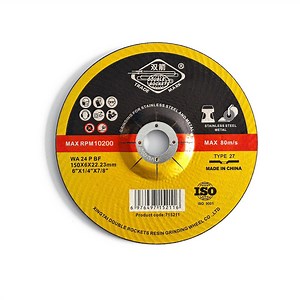 [Hot Item] Sharp and Durable 6" Inch 150X6X22.23mm Abrasive Grinding Wheel for Metal Stainless Steel Inox Professional Grinding Disc Factory