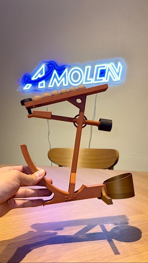Watch as we roll into creativity with our latest 3D-printed ball machine, crafted from Amolen Wood PLA filament!  Experience the warmth and natural beauty of wood in every mesmerizing loop. Filament: Amolen Wood PLA: Walnut Amolen Wood PLA: Bamboo Amolen Wood PLA: Redwood Amolen Wood PLA: Ebony Printer: @bambulab_official X1C & P1S Model: @fab_365 | Amolen3d | Facebook