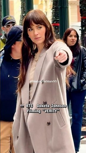 Behind the scenes, the Dakota Johnson filming 🎥“verity” last March #standoutperformances #verity