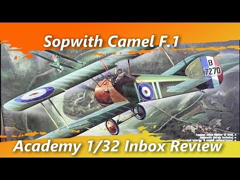 Sopwith Camel f.1 1/32 Academy Inbox Review