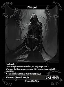 Nazgul Altered Art Custom Proxy Cards