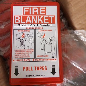 [Hot Item] 1X1m with Silicon Coating Electric Car Fire Blanket