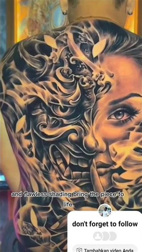 wow look at this tattoo it's so beautiful