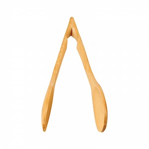 [Hot Item] 100% Natural Bamboo Wood Kitchen Toast Tongs Eco-Friendly Space Saving Modern Kitchen Utensils Accessory Bamboo Toaster Tongs
