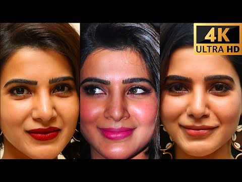 Samantha Close Up Face & Lips 4K-2 | Samantha Vertical Edit 4K-2 | Dream Fann
