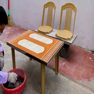 5.5M views · 20K reactions | Turn 2 chairs into a very interesting tea table | Garden Ideas | Facebook