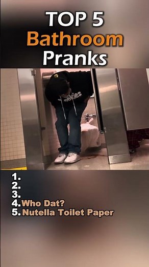 Top Bathroom Poop Splatter Pranks 💩 Credit: 6Deuce/JosephCastello #shorts #prank #funny #edit