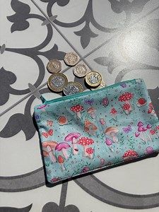 Pastel Mushroom Purse, Card Holder, Money Wallet, Cash Note Holder, Bank Card Holder, Travel Card Holder, Gift Card Wallet, Card Purse - Etsy UK