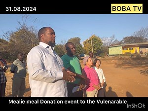 Mealie meal donation to the Vulnerable.. | Miles Sampa