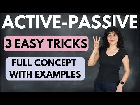 Active and Passive Voice Tricks | Active Voice and Passive Voice in English Grammar | ChetChat