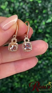 Morganite Earrings ✨ #RonJewelers #jewelryinspo #morganie #diamonds #sales #shopsmall #kenner #fyp | Ron's Jeweler