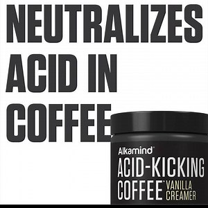 . Coffee is 1,000x more acidic than the tap water you drink! . Introducing the first coffee creamer to neutralize all that acid, and replenish the mineral reserves in your body! . AVAILABLE NOW @ GETOFFYOURACID.COM . #acidkickingcoffee #coffee #acidity #inflammation #alkalize #alkaline #alkalinediet | Alkamind - Get Off Your Acid