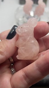 6 comments | Beautiful Rose Quartz Rabbit €5 each 3 in Stock...