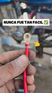 Forma rapida, práctica y sencilla de colocar un terminal de cable ✅ #terminal #cable #truco #facil | Top riders speed