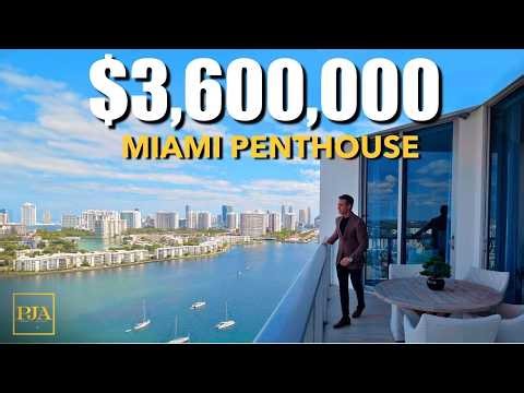 Touring a $3.6 Million Dollar | Miami Penthouse | Peter J Ancona
