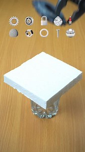 254K views · 1.4K reactions | Hot Objects vs Styrofoam  Satisfying Melting Experiment! #asmr #satisfyingvideo #experiment #objects #styrofoam | MRZ Experiments | Facebook