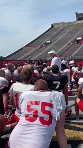 Today after practice Coach Bo Pelini had a special message for four Penguins. Congratulations to Mike McAllister, Patrick Minenok, Jake Cummings and Jaylen Hewlett on earning scholarships! #YandProud // #GoGuins | Youngstown State Penguins
