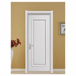 [Hot Item] White Painted Solid Wood Swing Wooden Interior Room Shaker Door for Bedroom
