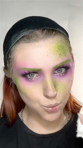 Valeriya on Instagram: "If Beetlejuice was a girls girl ✨🫶🏻 #beetlejuice #makeup #reels #trend"