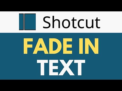 How To Fade In Text in Shotcut | Creating Smooth Fade-In Transitions | Shotcut Tutorial