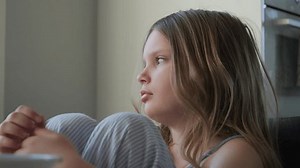 Sad Pensive Girl Looking Out Through Stock Footage Video (100% Royalty-free) 3625453907 | Shutterstock