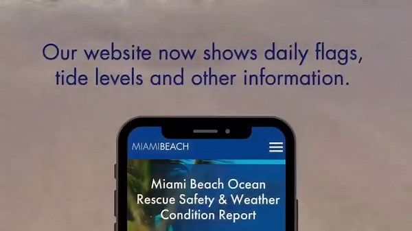 Check the current beach conditions before you head out for a swim. 🌊 Visit http://www.miamibeachfl.gov/beachconditions to see daily flags, tide levels and other information. | Miami Beach Fire Department