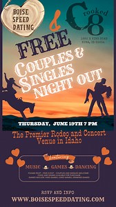 FREE MEETUP NIGHT FOR COUPLES AND SINGLES!! #boisespeeddating #SummerTour2025 #getofftheapps | Charlotte Lindsay