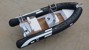 [Hot Item] 16FT 480cm Zodiac Deep-V Keel Fiberglass Bottom Rigid Inflatable Rib Boat with Centre Console