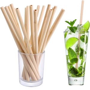 [Hot Item] OEM BPA Free Strong Durable Multi-Usage Straw Reusable Bamboo Drinking Straws