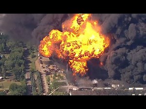 LIVE: Massive fire burning at chemical plant in Rockton, Ill.