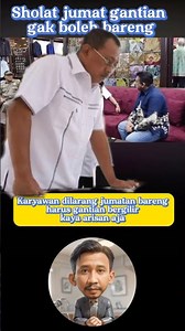 Employees are prohibited from praying Friday prayers together, they must take turns #armuji #frid...