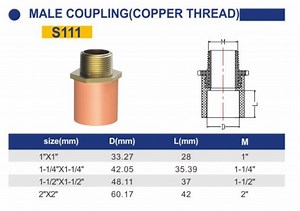 [Hot Item] CPVC Fire Sprinkler System Industry Pipe and Fittings Male Coupling