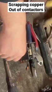 140.Recycling copper from electrical contactors #devilforge #trashtotresure #scrapping #copper #viral #shorts #fyp #dogs #dog #huskylife | Ray K. Solomon