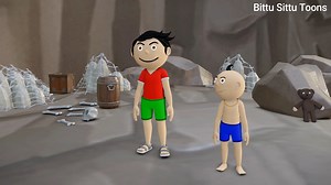 Pagal bittu sittu aur Gubbare (Balloon) wala chudail. | Bittu Sittu Toons
