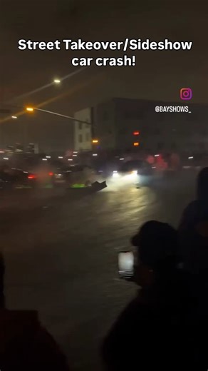 16K views · 275 reactions | Another Street Takeover/Sideshow Clown Show crash! #saynototakeovers #fucktakeovers #takeovers #sideshows #fails #funny #ctsv #california #carsandcoffee #carsofinstagram #carmeet #carswithoutlimits | Babayaga Racing Channel | Facebook