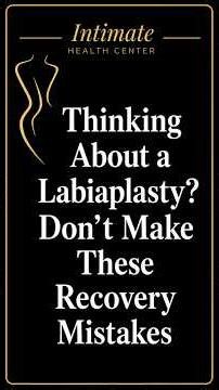 Labiaplasty Recovery Mistakes | Labiaplasty Q&A With Dr. Ghozland