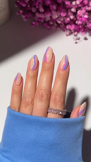 1.3K views |  Save this tutorial for later and transfer the vibrant energy of spring to your nails!  Create a distinctive styling with the unconventional combinations of Pastel Neons and hypnotize with your mani  • 584 Just Nude • 604 Luminous Lemon • 602 Dark Jeans • 601 Neon Pink Punch • Top No Wipe #semilacuk #semilacpastelneons #PastelNeons #swirlnails #springnails #nailsinspo #nailtutorial | Semilac | Facebook