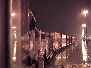 Cab Ride in the Southern Pacific ICTF Switcher on a Rainy Night