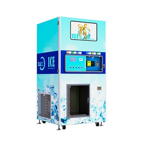 [Hot Item] Custom Design Commercial Auto Bagging Bill Automatic Cube Ice Vending Machine