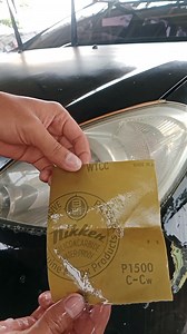 cara manual putihkan lampu mobil yang sudah kuning👍 #bodyrepair #bengkelcat #reels | Bengkel Cat Sat Set