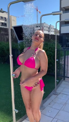 Relaxing sound of water in shower 💙💖 #asmr | Dolly "dollylicious" Fox