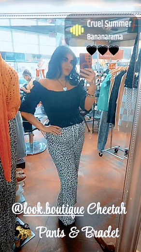 Cheetah Pants $30 Cheetah Bracelet $10 | Teresa McHaney Torres