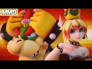 [ MMD Super Mario Bros ] Bowser transformation into BOWSETTE! (Miraculous Ladybug style - animation)
